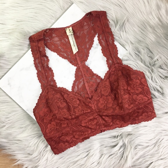 Free People Other - Free people deep red bralette . Nwot